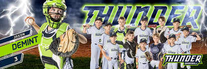 Thunder - Phoenix Series - Team & Individual Panoramic-Photoshop Template - PSMGraphix