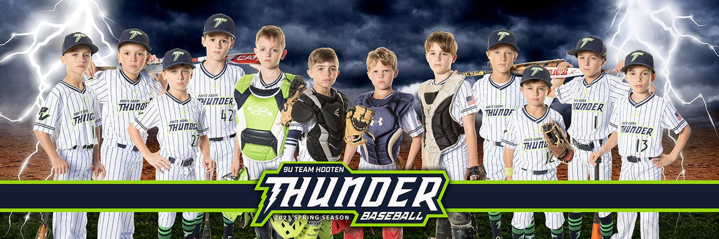 Thunder - Phoenix Series - Team Panoramic-Photoshop Template - PSMGraphix