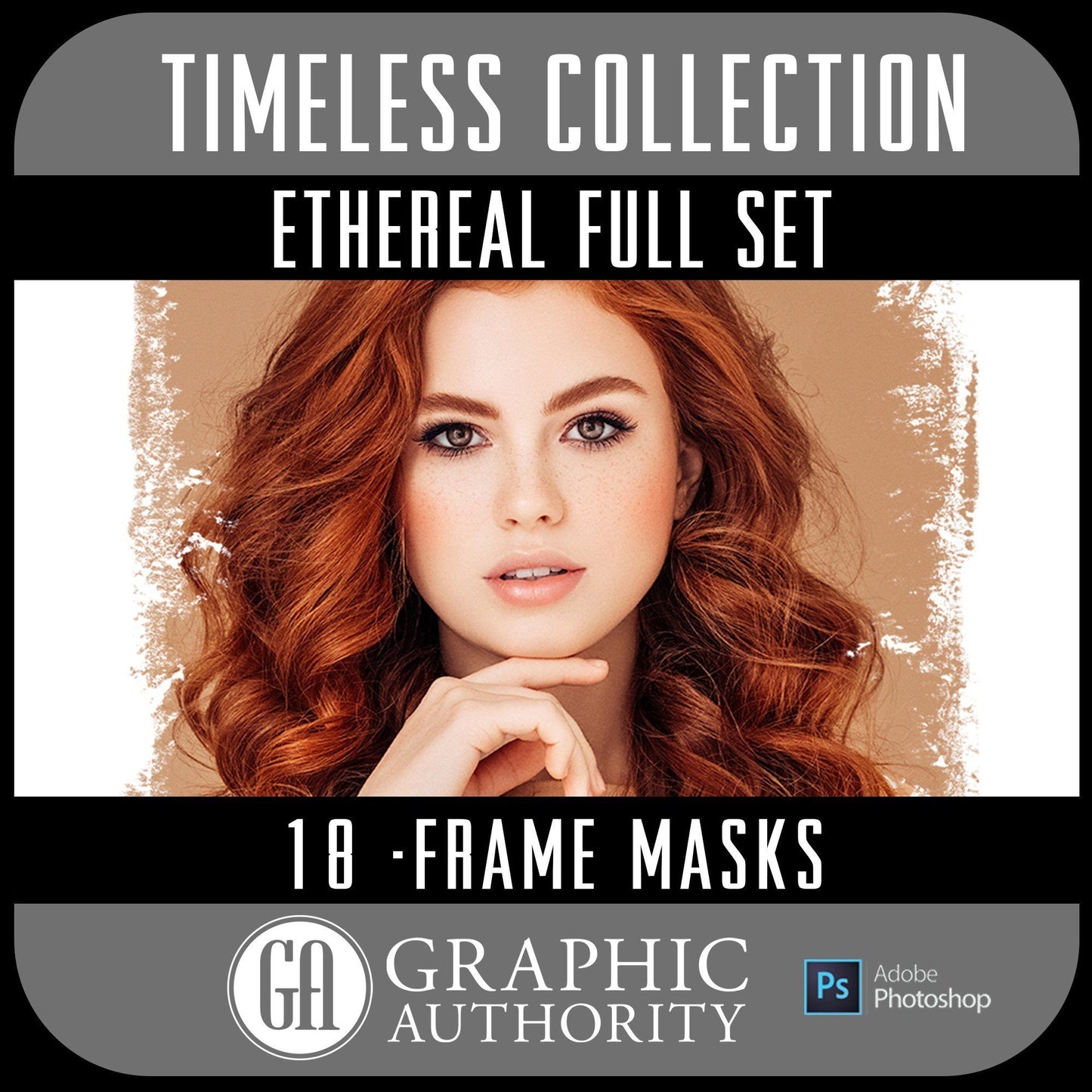 Timeless - Ethereal Image Masks - Full Collection-Photoshop Template - Graphic Authority