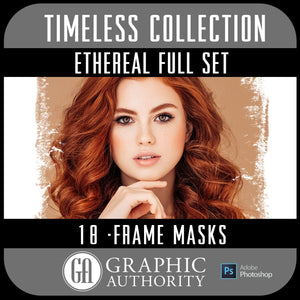 Timeless - Ethereal Image Masks - Full Collection-Photoshop Template - Graphic Authority