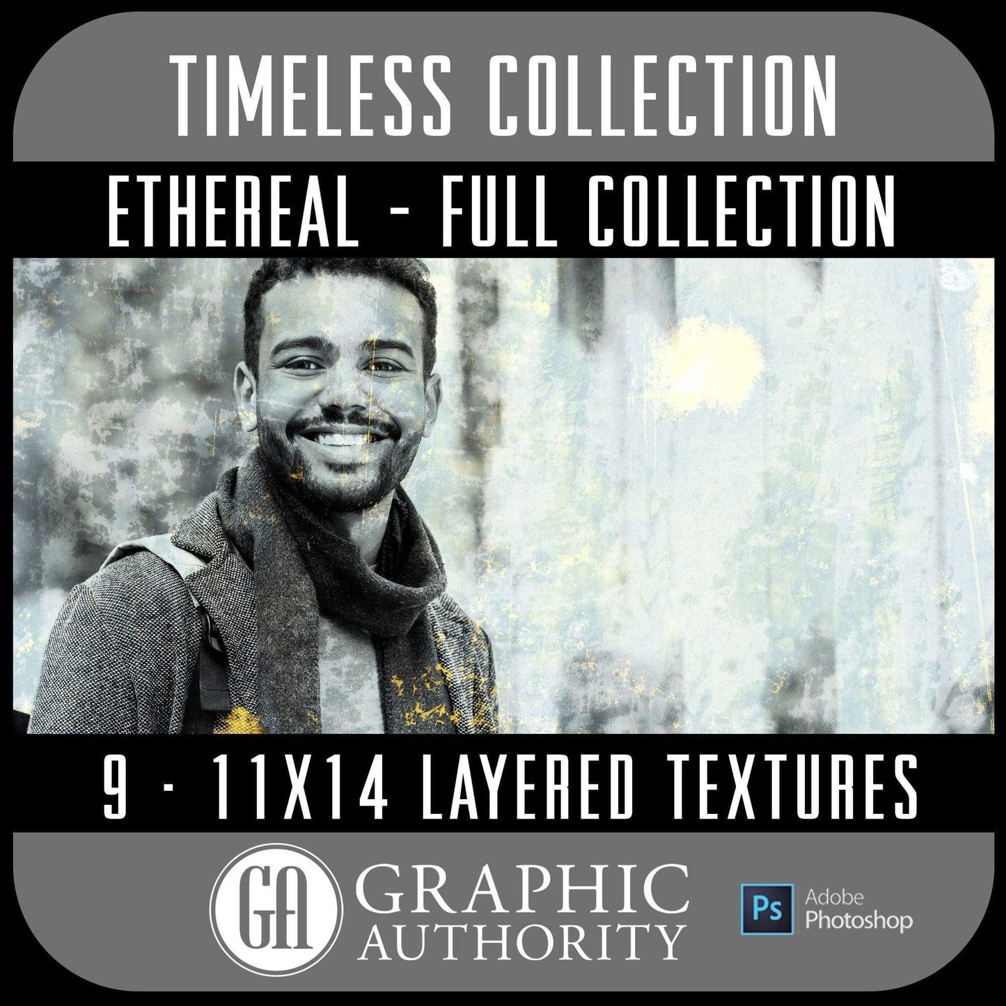 Timeless - Ethereal - Layered Textures - Full Collection-Photoshop Template - Graphic Authority