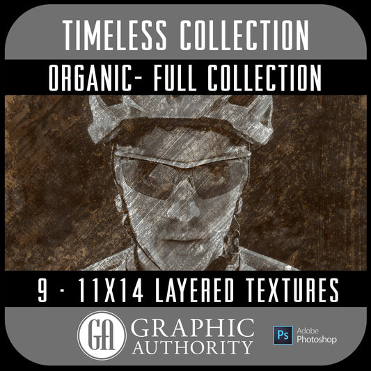 Timeless - Organic - Layered Textures - Full Collection-Photoshop Template - Graphic Authority