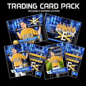 Fire Sky - Cinema Series - Trading Card 3 Pack - Limited Time Offer-Photoshop Template - PSMGraphix