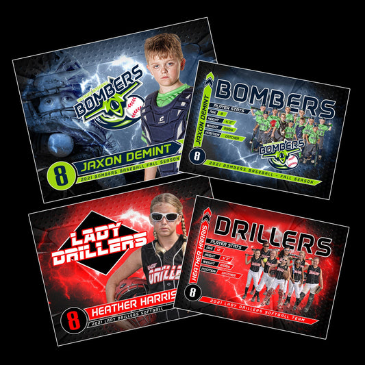 Bomber - Cinema Series - Trading Card Template-Photoshop Template - PSMGraphix