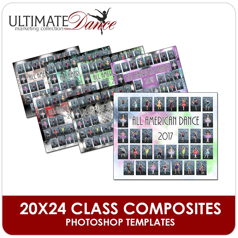 20"x24" Studio Class Composites Stage Series - Ultimate Dance Marketing-Photoshop Template - Photo Solutions