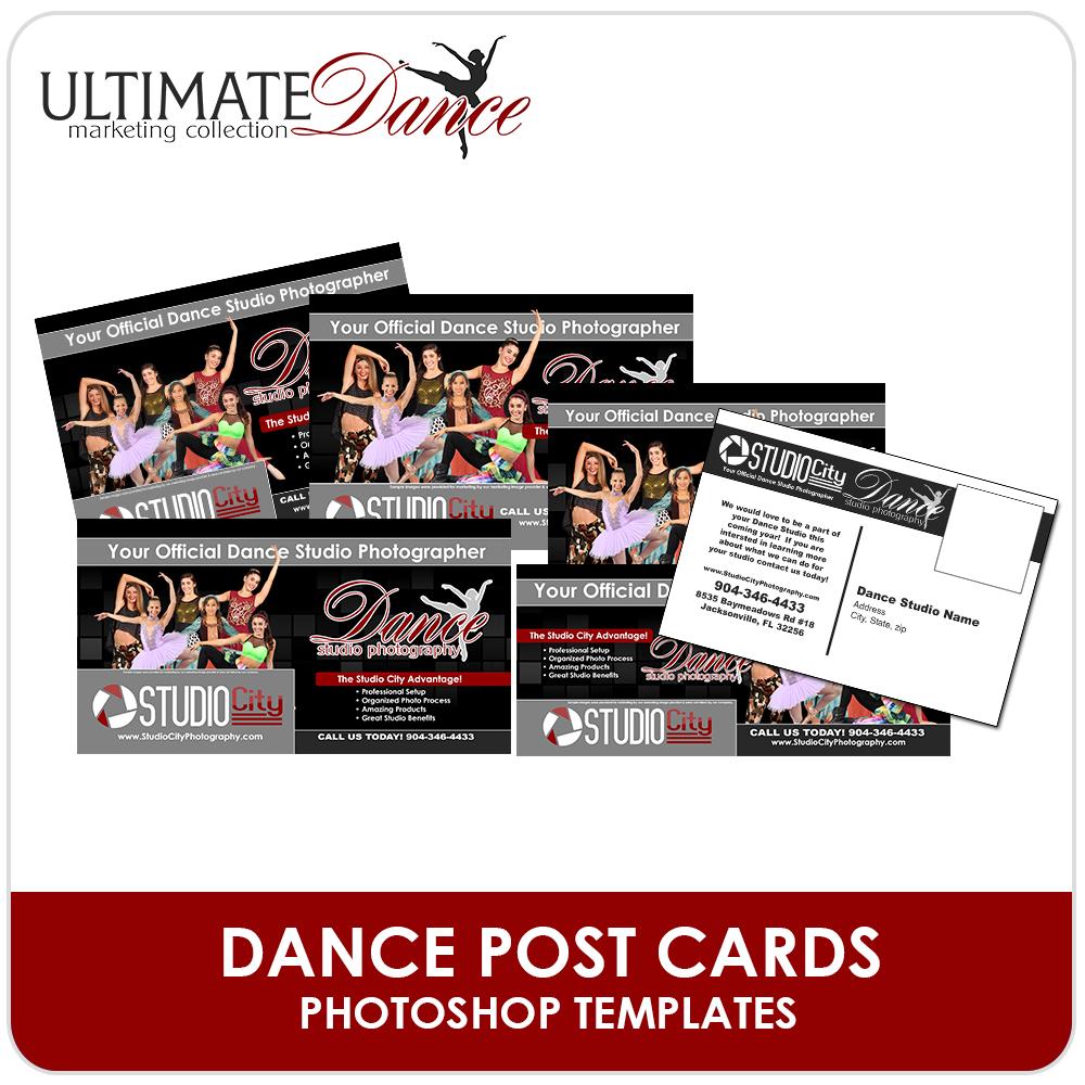 Post Card Mailer Templates - Ultimate Dance Marketing-Photoshop Template - Photo Solutions