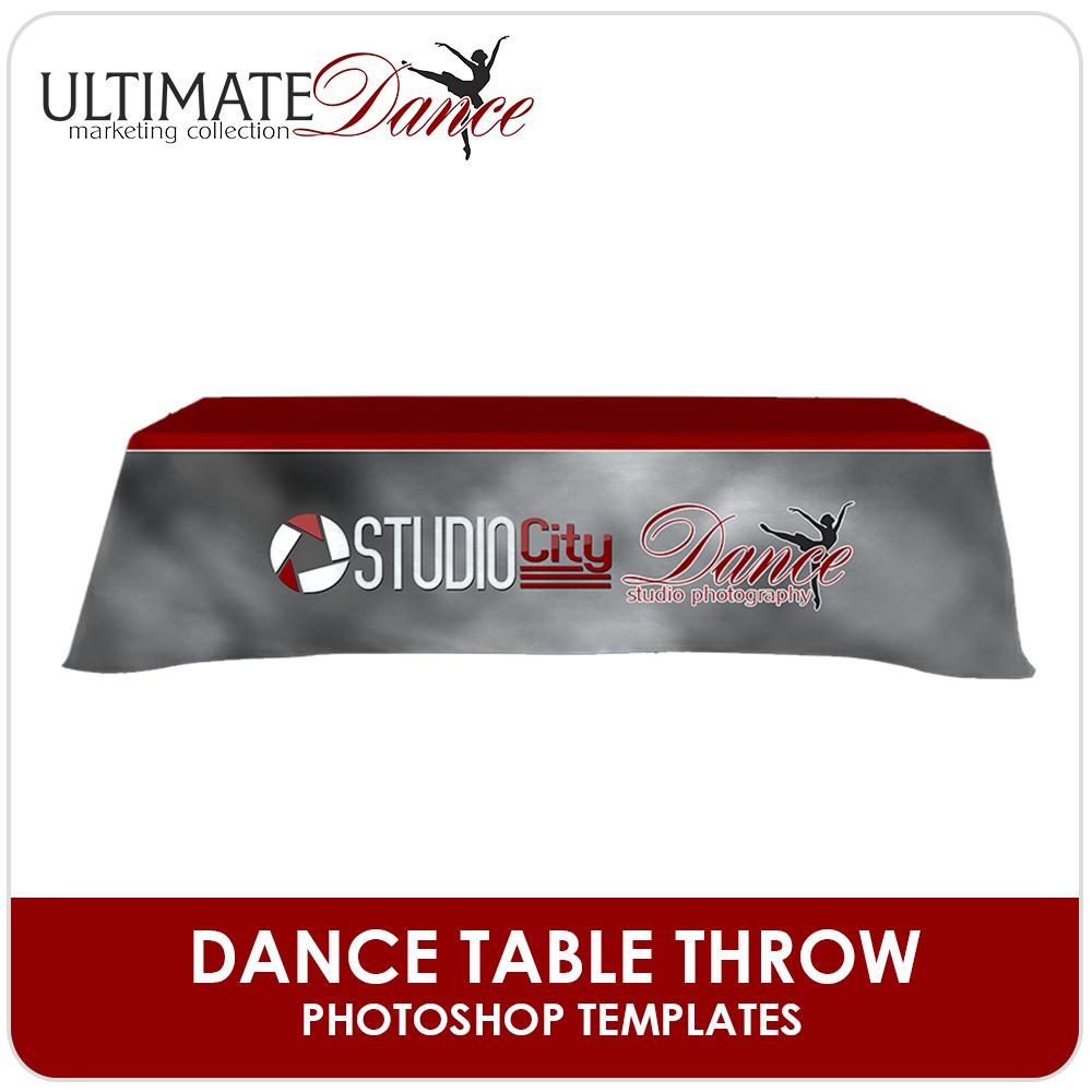 Table Cloth Set  - Ultimate Dance Marketing-Photoshop Template - Photo Solutions