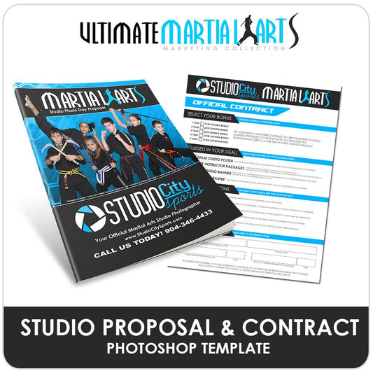 Studio Proposal - Ultimate Martial Arts Marketing-Photoshop Template - Photo Solutions