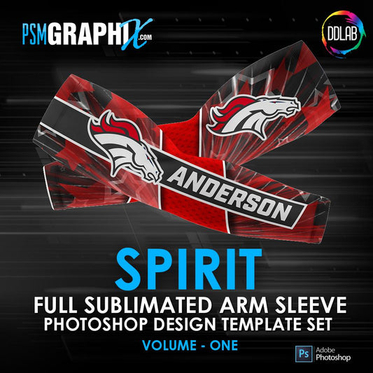 Spirit - V1 - Arm Sleeve Photoshop Template-Photoshop Template - PSMGraphix