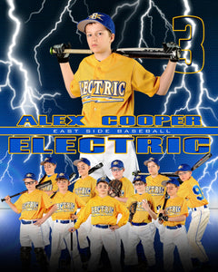 Electric - V2- V T&I Memory Mate Poster/Banner-Photoshop Template - Photo Solutions
