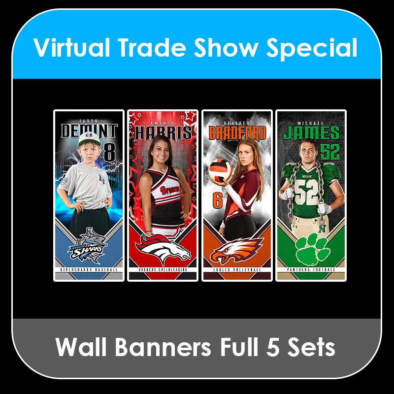 2021 Special - ENTIRE SET Wall Banner Player Template Collection-Photoshop Template - PSMGraphix