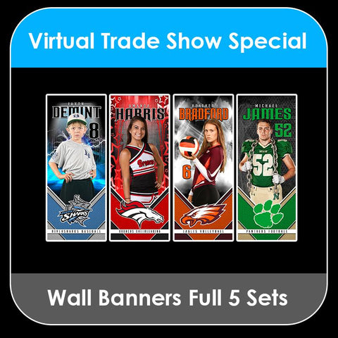 2021 Special - ENTIRE SET Wall Banner Player Template Collection-Photoshop Template - PSMGraphix