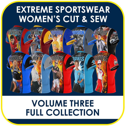 03 - Volume 3 - Women's Cut & Sew Extreme Sportswear Collection-Photoshop Template - PSMGraphix