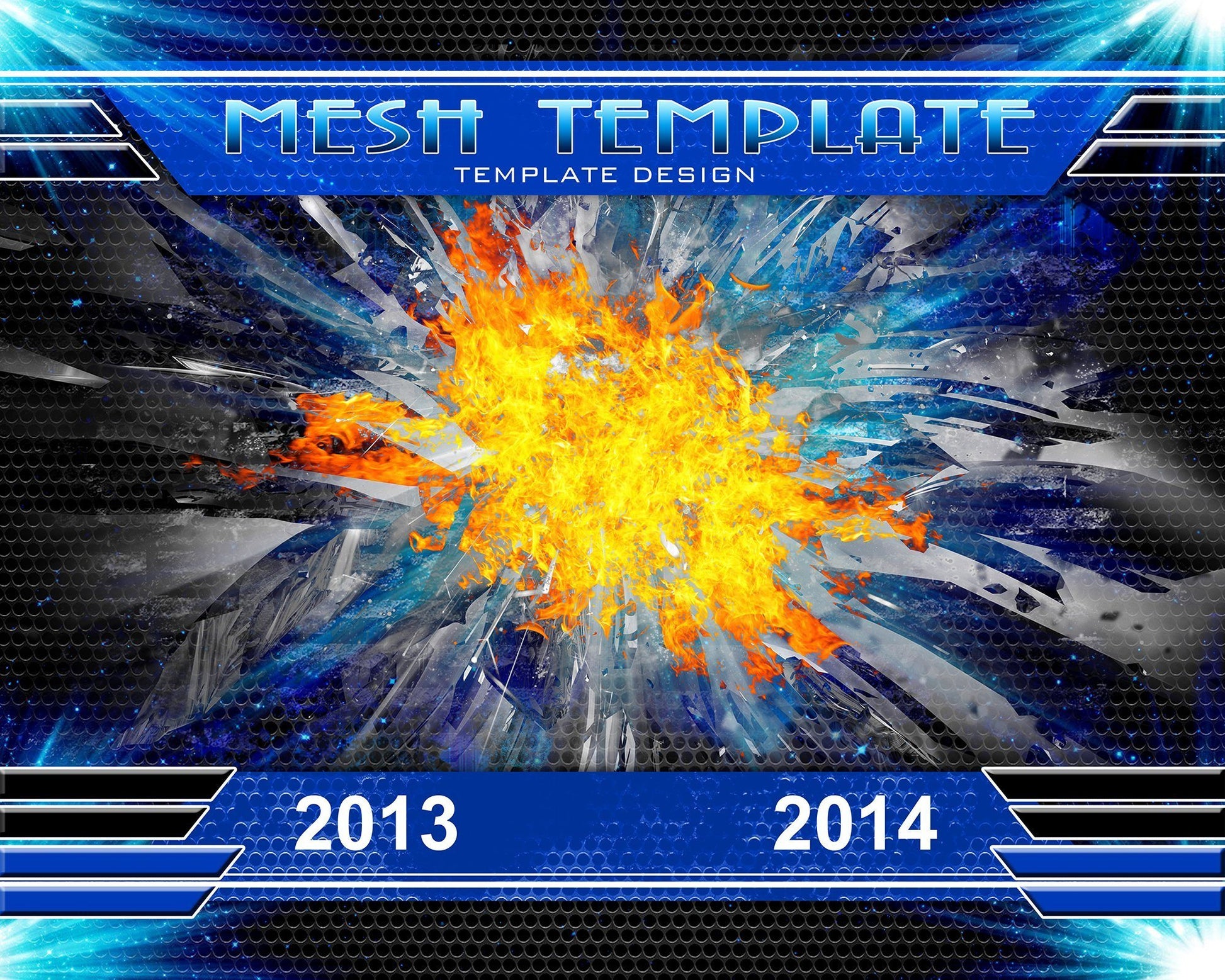 Mesh v.3 - Xtreme Team-Photoshop Template - Photo Solutions