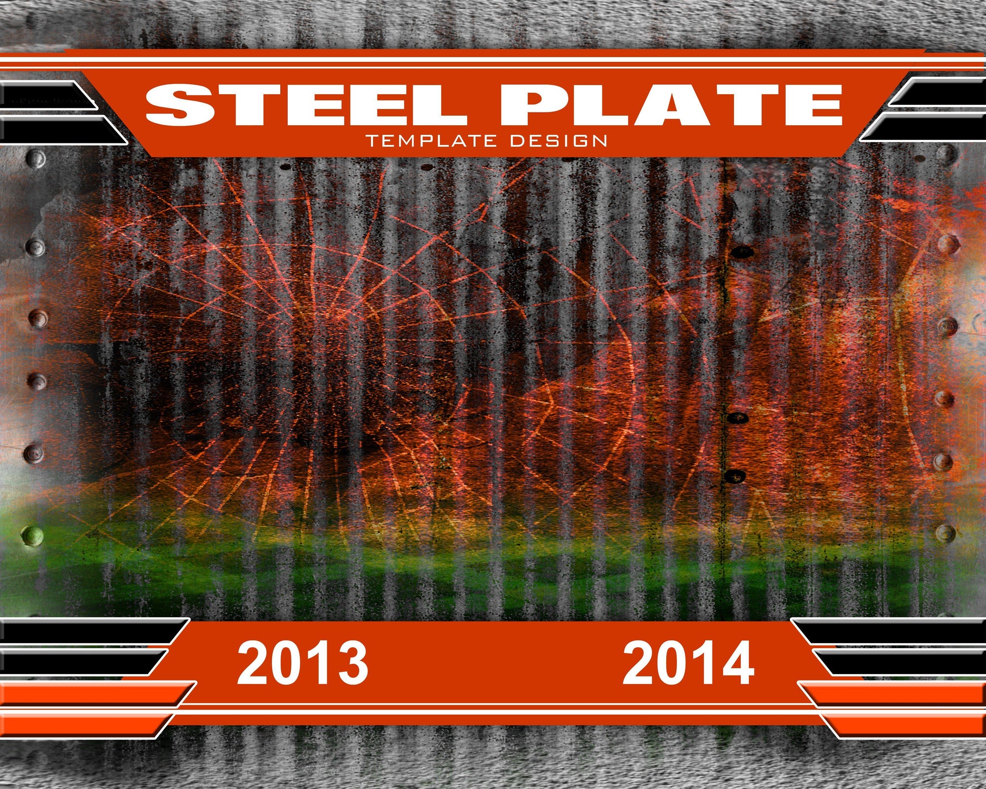 Steel Plate v.1 - Xtreme Team-Photoshop Template - Photo Solutions