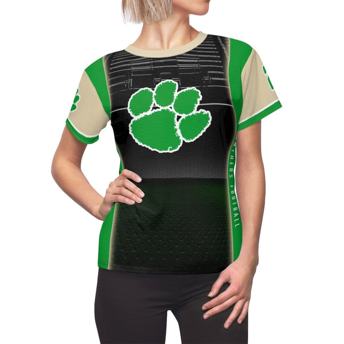 Friday Lights - V.2 - Extreme Sportswear Women's Cut & Sew Template-Photoshop Template - Photo Solutions