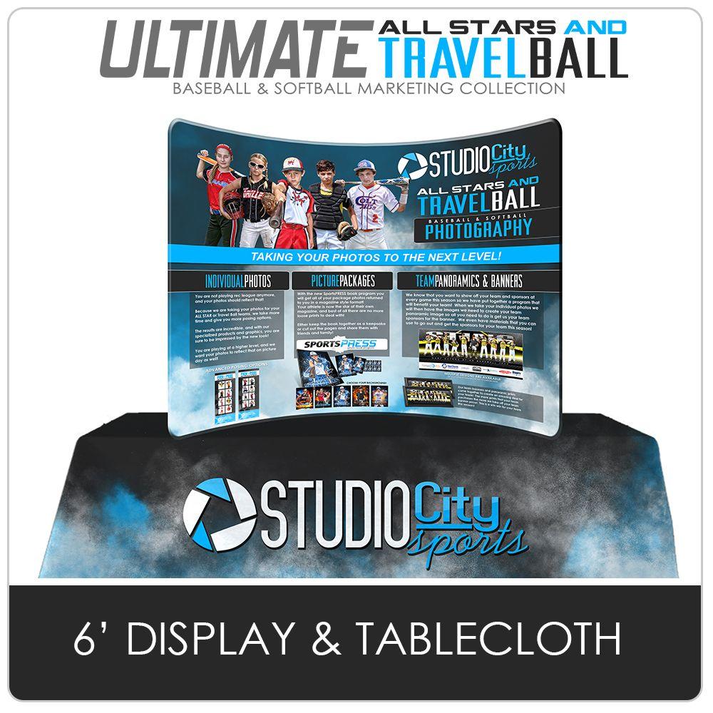 Table Cloth & Display - Ultimate All-Star & Travel Ball Marketing