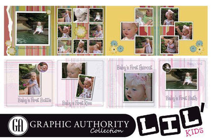 Lil' Kids - Full Collection-Photoshop Template - Graphic Authority