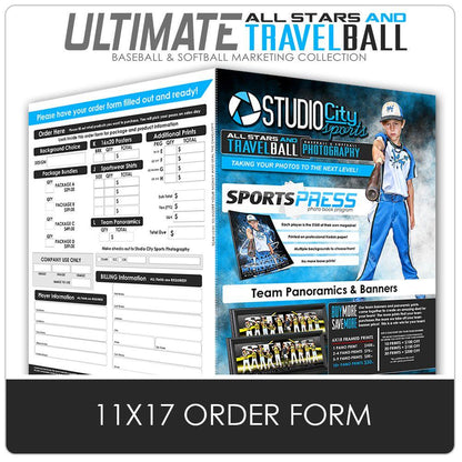 Ultimate All Star & Travel Ball Marketing Collection-Photoshop Template - Photo Solutions