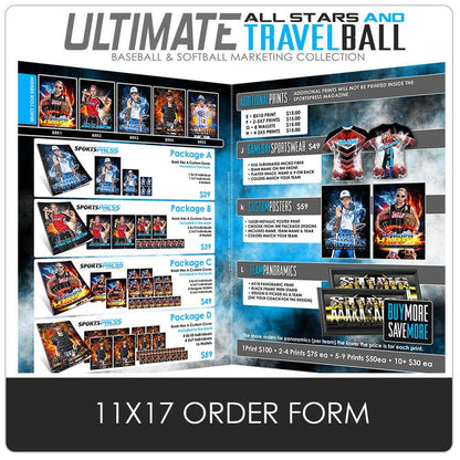 Ultimate All Star & Travel Ball Marketing Collection-Photoshop Template - Photo Solutions