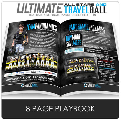 Ultimate All Star & Travel Ball Marketing Collection-Photoshop Template - Photo Solutions